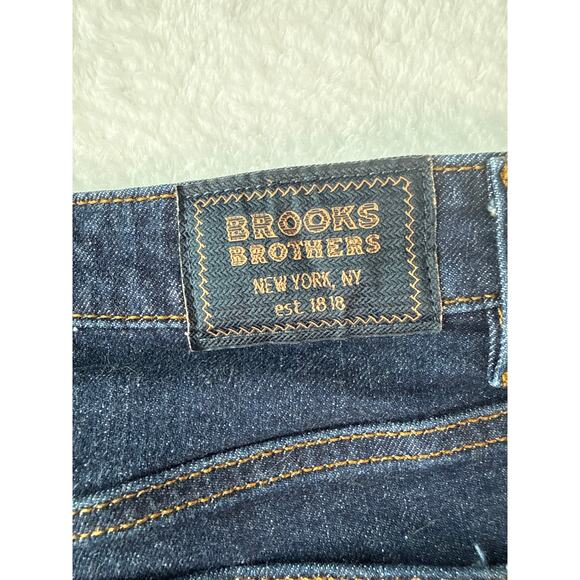 Brooks Brothers Straight Fit Jeans Womens Size 6 Dark Rinse Cotton Denim - Picture 3 of 10